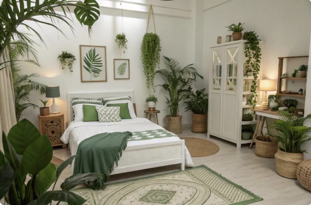 Keeping it calm with greens and whites